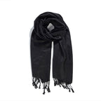 Πασμίνα Μονόχρωμη Αιγαίον Black